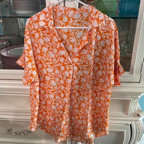 V neck blouse - Picture 1 of 7